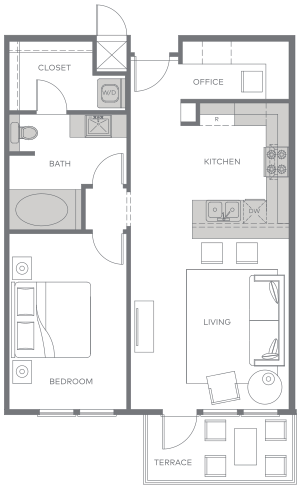 Floorplan THE HAMILTON | A1.2