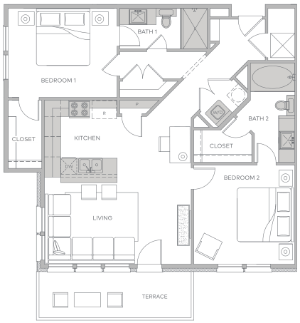 Floorplan THE WHITMORE | B1.2