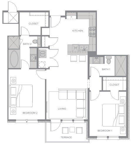 Floorplan THE WIMBERLY | B2.2