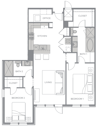 Floorplan THE WIMBERLY | B3.2