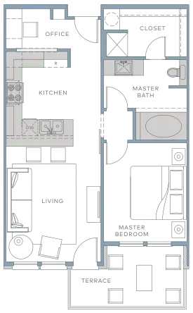 Floorplan THE WINGATE | A1.1